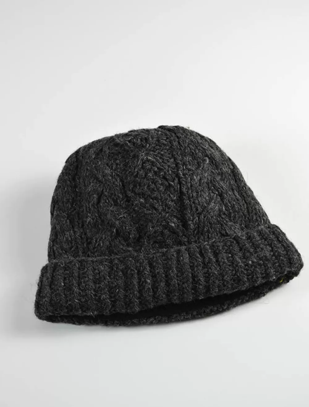 Fashion Aran Fleece Lined Rib Cap Irish Wool Hats