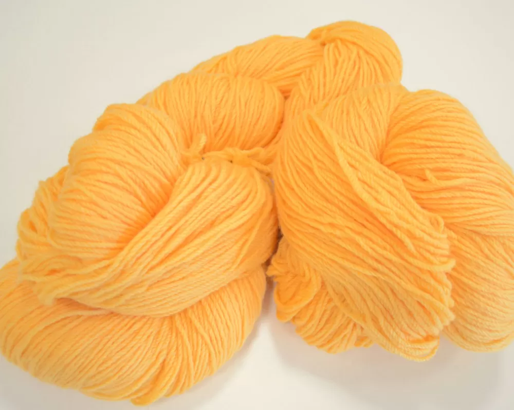 New Aran Wool Knitting Hanks - Banana Yellow Aran Wool