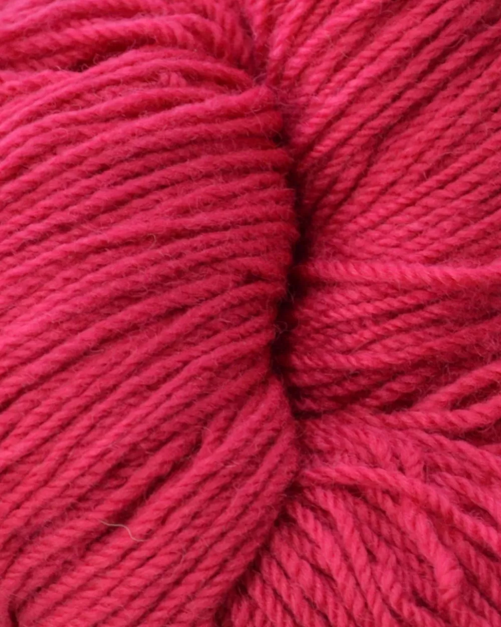 Hot Aran Wool Knitting Hanks - Cerise Aran Wool