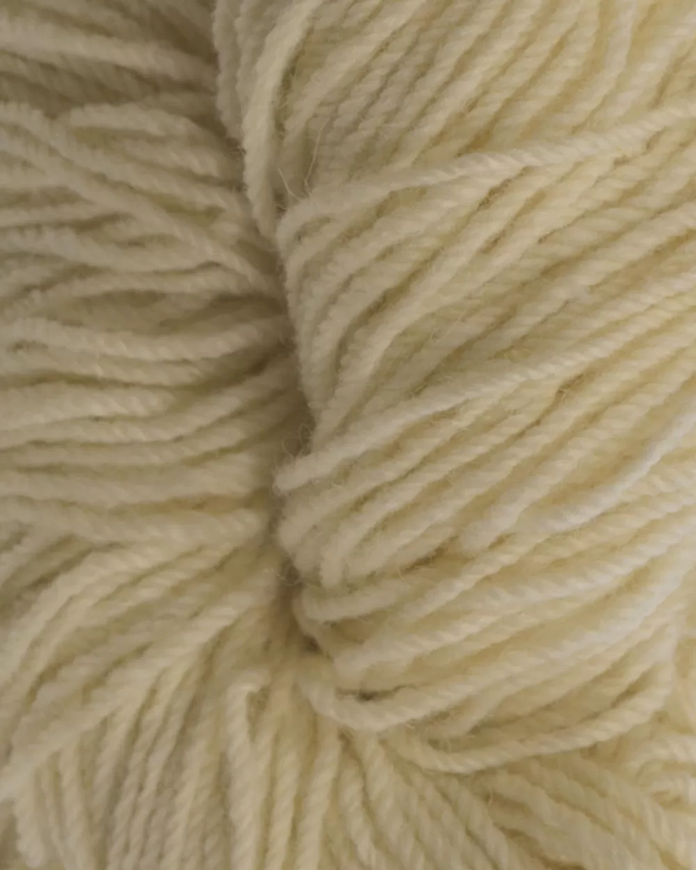 Shop Aran Wool Knitting Hanks - Organic White Aran Wool