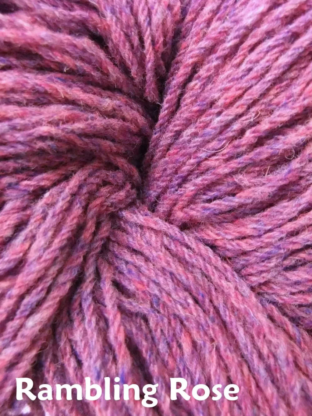 Cheap Aran Wool Knitting Hanks - Rambling Rose Aran Wool