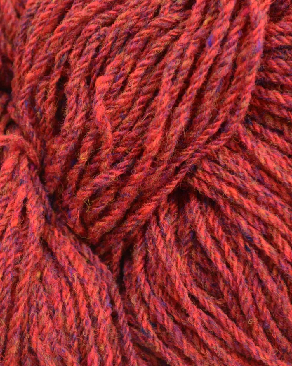 Flash Sale Aran Wool Knitting Hanks - Raspberry Fleck Aran Wool