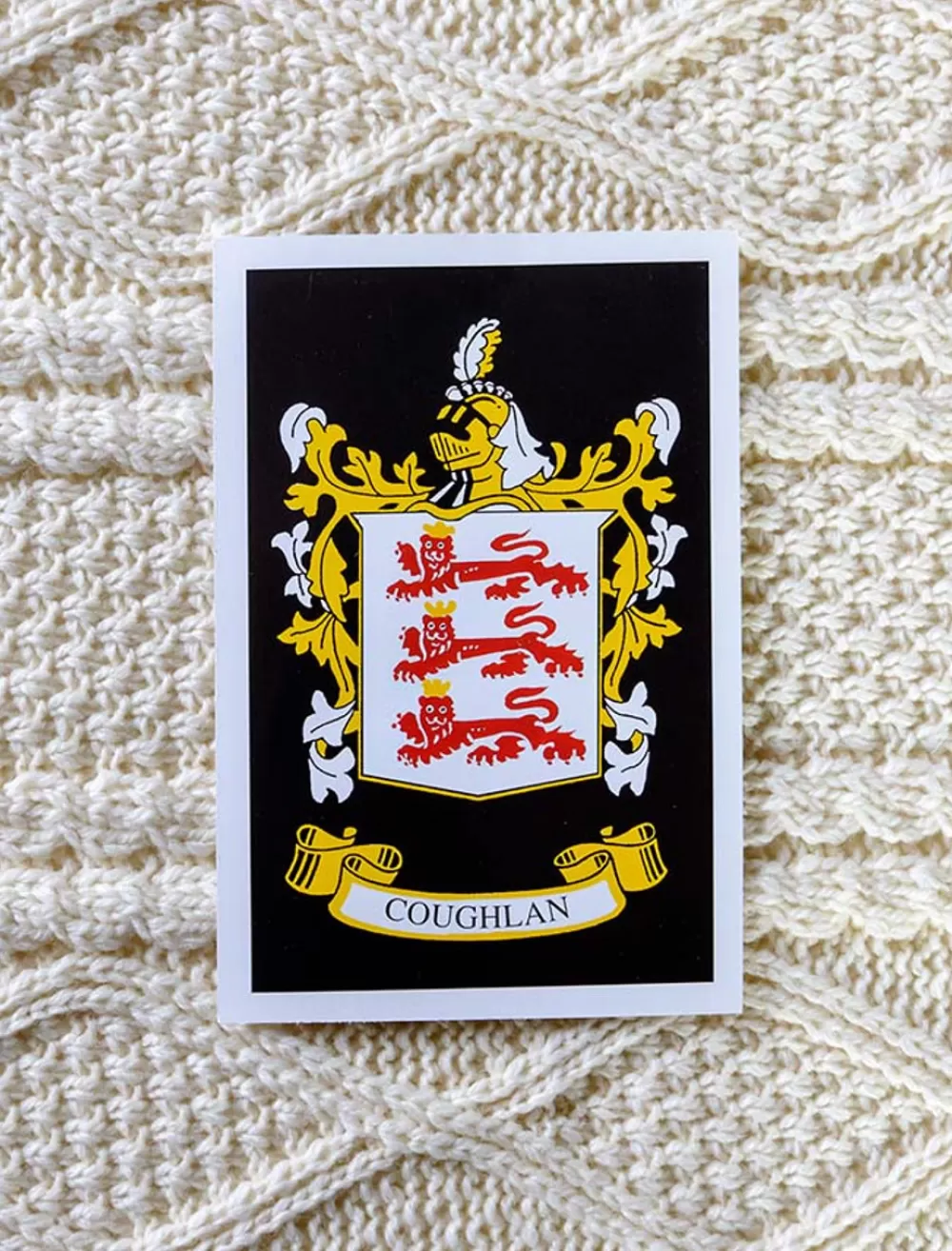 Fashion Coughlan Clan Throw, Wool Throw, Irish Throw, Throw Over, Sofa Throw Clan Throws