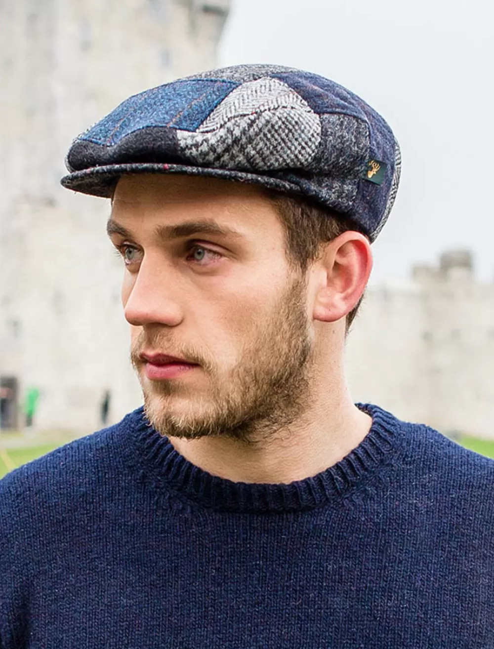 Outlet Dark tweed cap from Ireland, Irish hats | Irish Flat Caps