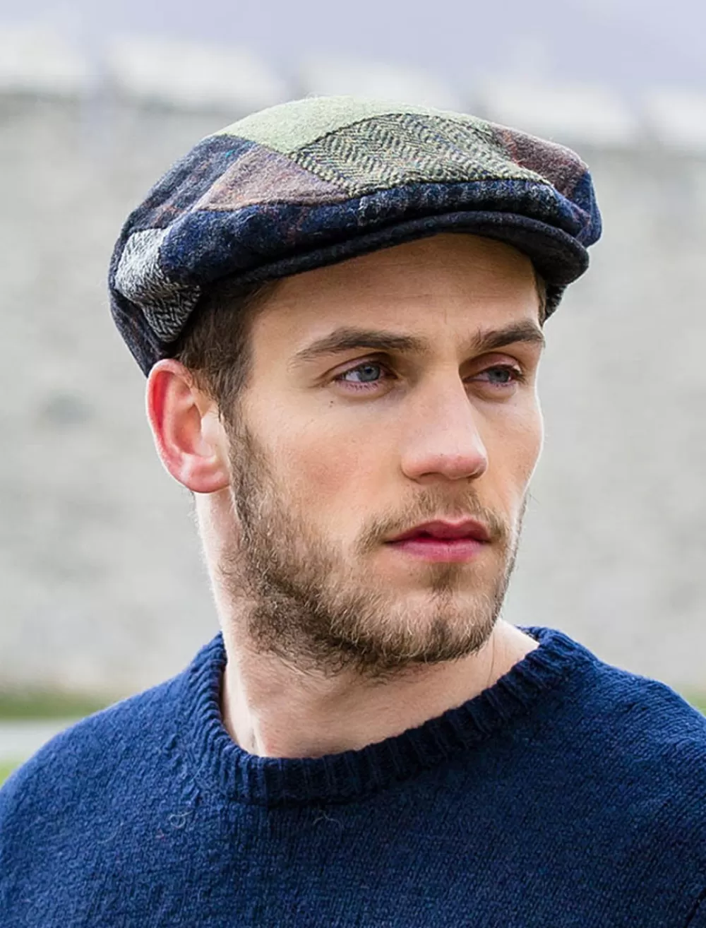 Outlet Dark tweed cap from Ireland, Irish hats | Irish Flat Caps