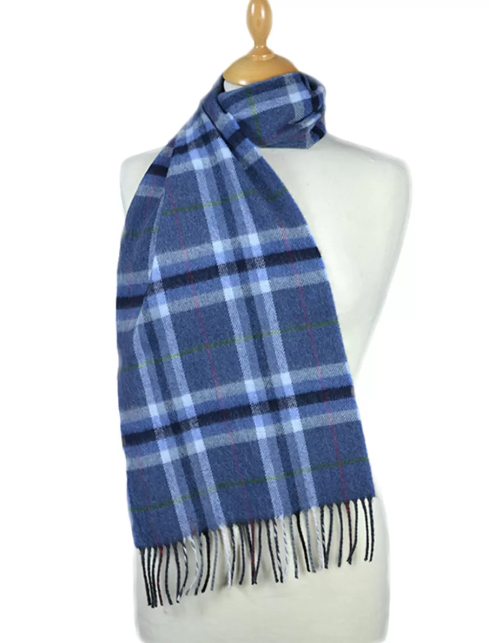 Flash Sale Denim Plaid Woven wool scarf, woolen scarf | Plaid & Tartan Scarves