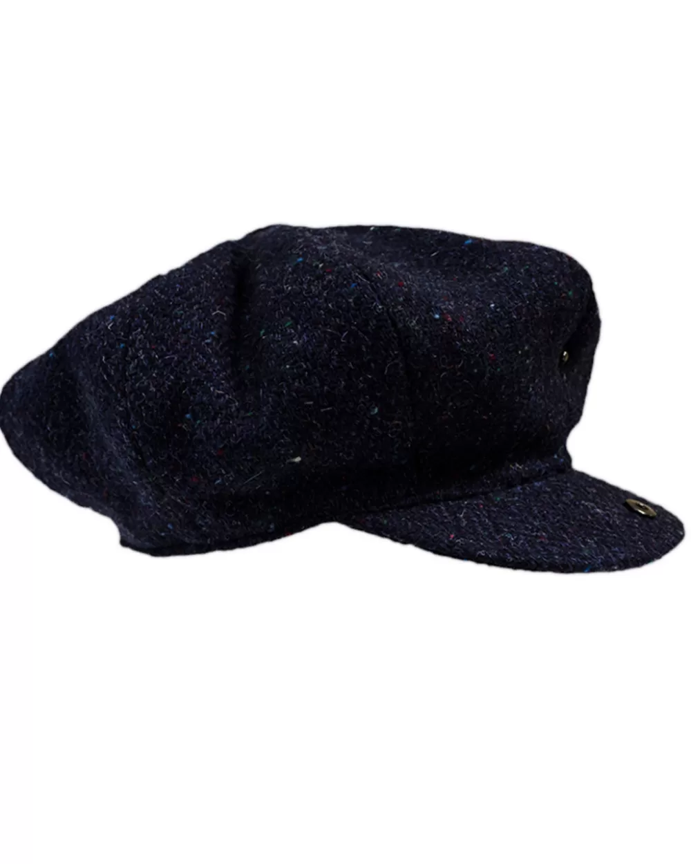 Discount Donegal Tweed Mens Gatsby Cap - Navy Irish Flat Caps