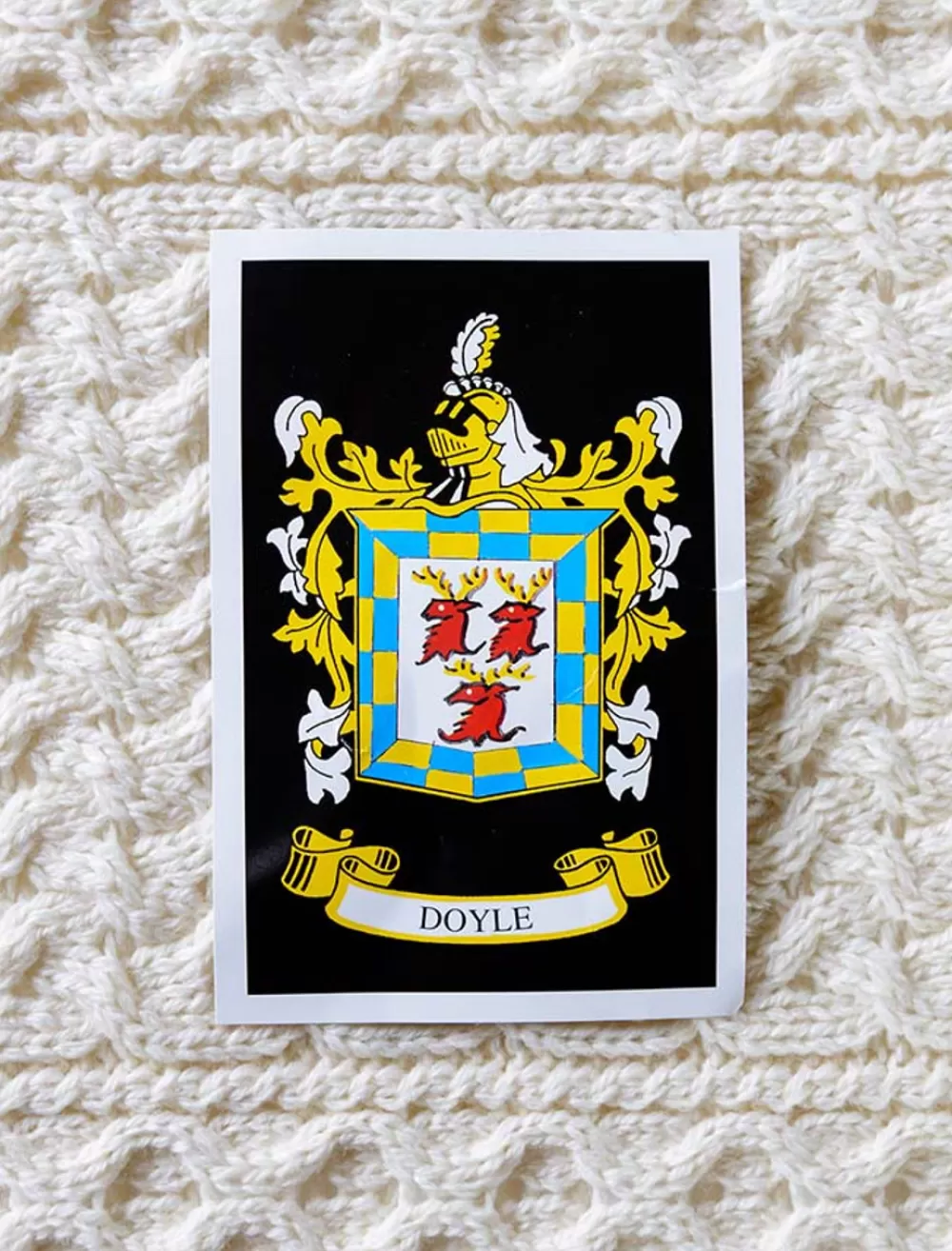 Store Doyle Clan Throw, Wool Throw, Irish Throw, Throw Over, Sofa Throw Clan Throws