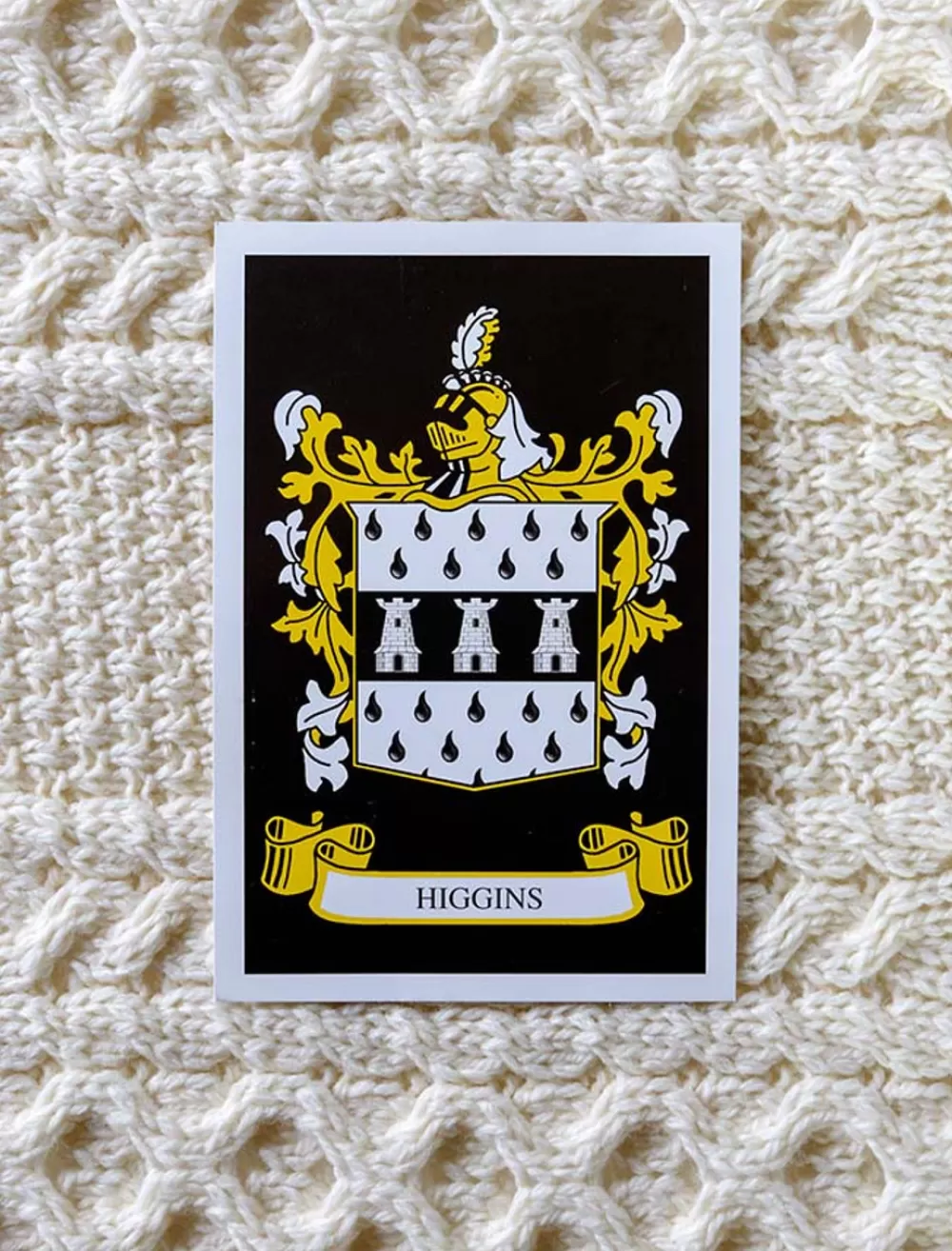 Hot Higgins Clan Throw, Wool Throw, Irish Throw, Throw Over, Sofa Throw Clan Throws