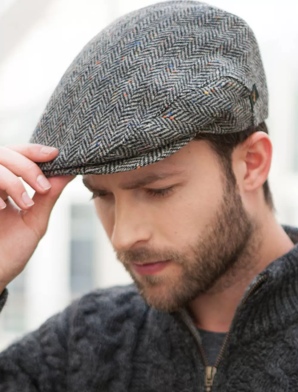 Online Irish hats for me grey tweed, Ireland | Irish Flat Caps