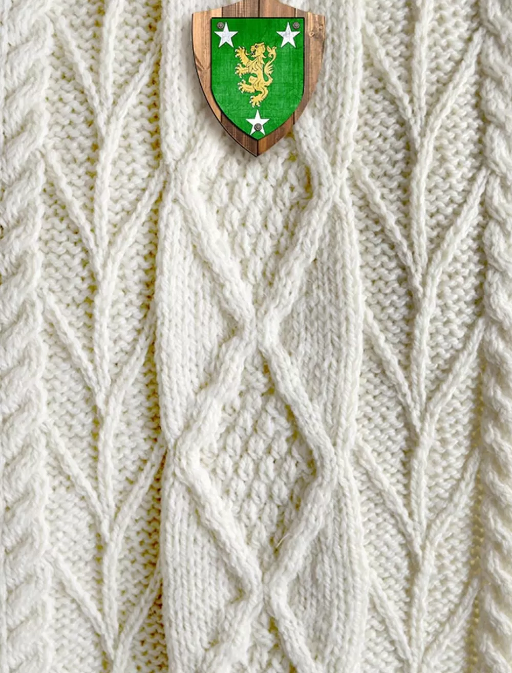 Outlet Malone Clan Aran Throw, Wool Throw, Irish Throw, Throw Over, Sofa Throw, Sullivan Clan Throws