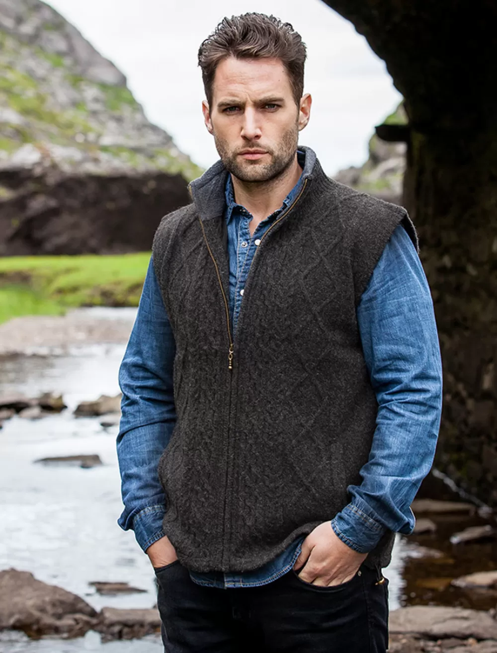 Shop Men's Lined Bodywarmer, mens bodywarmers | Cardigans, Jackets & Coats