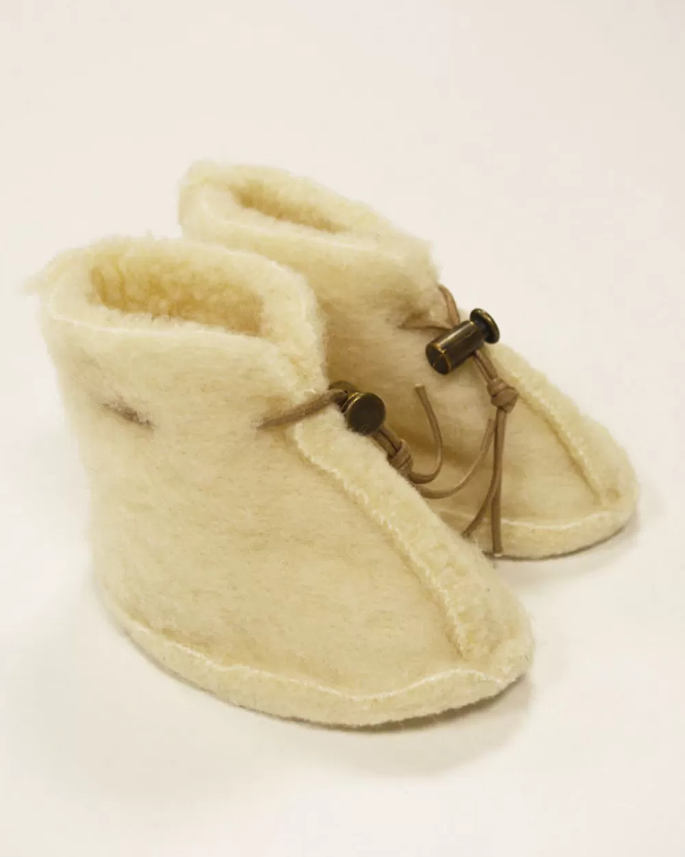 Flash Sale Merino Wool Baby Booties - Natural White Kids Baby & Toddler