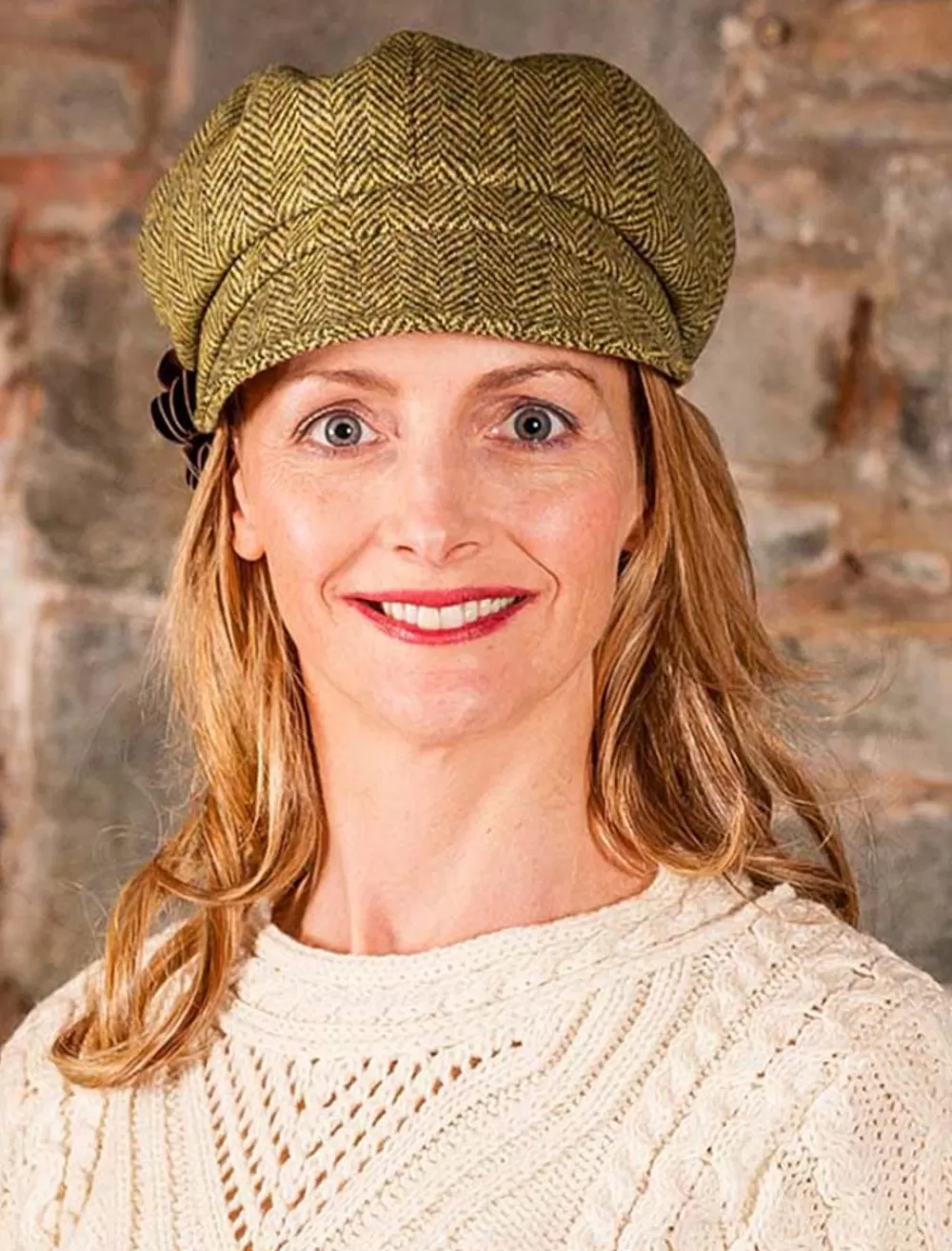 Hot Newsboy cap for women in Light Brown | Women Caps & Hats