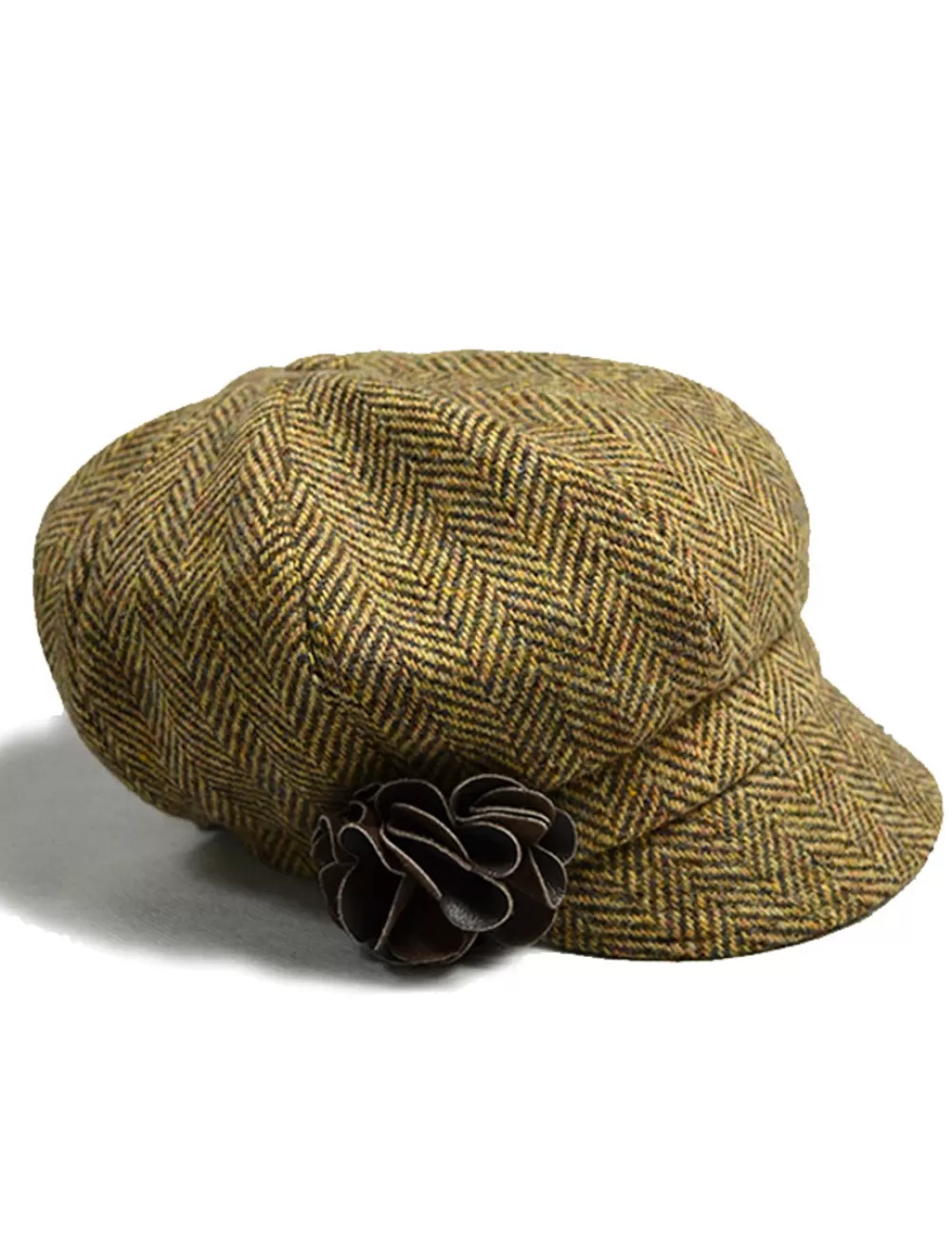 Hot Newsboy cap for women in Light Brown | Women Caps & Hats