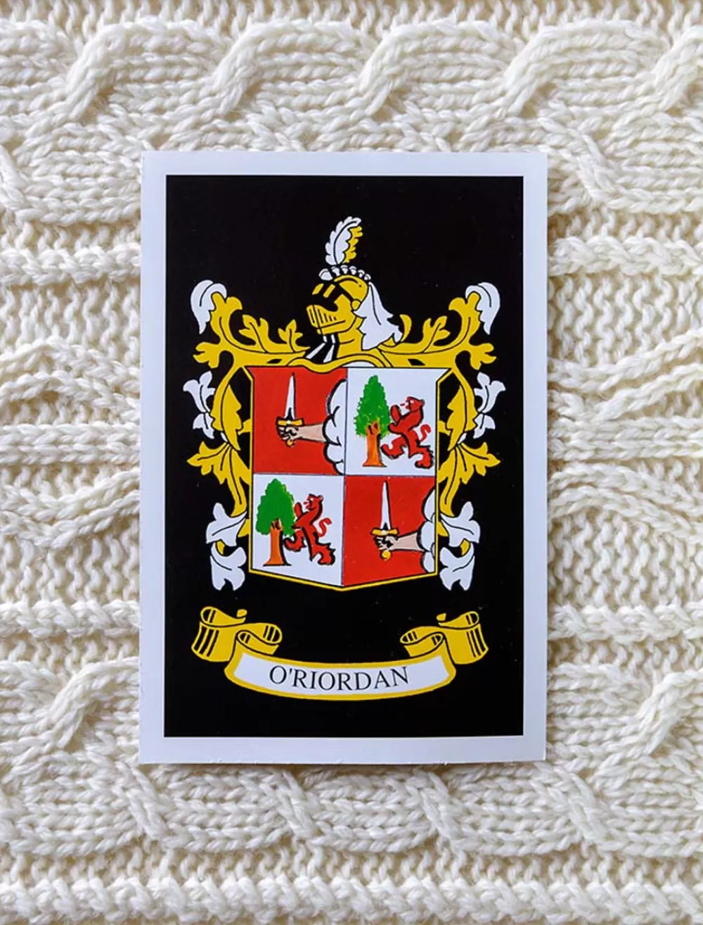 Outlet O'Riordan Clan Throw, Wool Throw, Irish Throw, Throw Over, Sofa Throw, Sullivan Clan Throws