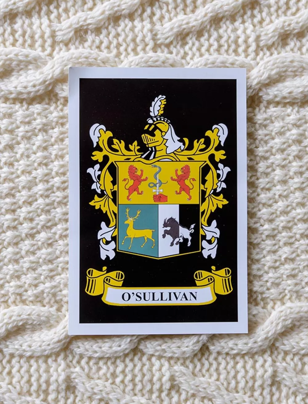 Best Sale O'Sullivan Clan Aran Throw Clan Throws