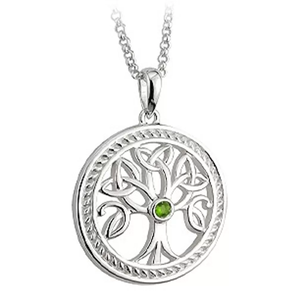 Cheap Sterling Silver Tree of Life Pendant Women Jewelry