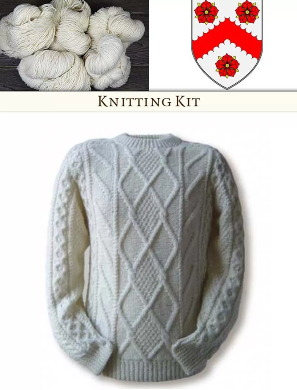 Flash Sale White Knitting Kit Clan Knitting Patterns And Kits