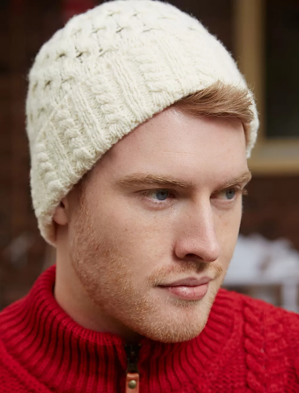 Store Wool Cashmere Honeycomb Hat Irish Wool Hats